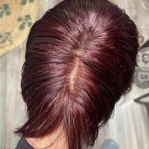 Vibrant Yellow and Red Bob Wig with Fringe